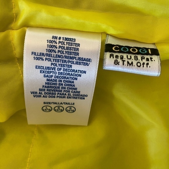 NWT Vintage Coogi Black and Neon  Stripes Windbreaker Ladies LG - Picture 6 of 15